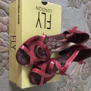 Fly London pink sandals